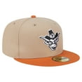 thumbnail image 3 of Men's New Era  Khaki Texas Longhorns Throwback Two-Tone 59FIFTY Fitted Hat, 3 of 5