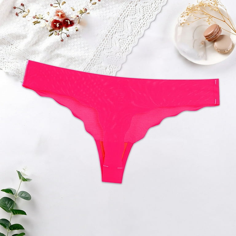 Aayomet Women's Underwear Low Waist Striped Tangas No Show Bikini