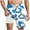 Blue, variant on ZCFZJW Funny Printed Swim Trunks for Men with Compression Line Big and Tall Regular Fit Casual Drawstring Elastic Waist Beach Bathing Suit Lightewight Quick Dry Boardshorts with Pockets White M