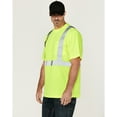 thumbnail image 2 of Hawx Work Gear Men's Hi-Vis Reflective Short Sleeve Work T-Shirt Big Yellow 4X, 2 of 4