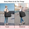 thumbnail image 5 of Math Equations Lab Tools Black Pattern Travel Tote Bags for Women Carry On,Large Weekender Bags for Women Travel,Multi Functional Duffle Bag for Work,Shopping,Sports, 5 of 5