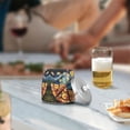 thumbnail image 5 of Yayeee Ashtray with Lid for Cigarette Smokeless Stainless Steel Home Ash Holder, Starry Pizza, 5 of 7
