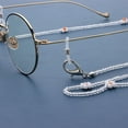thumbnail image 3 of Daisy Lanières Porte-Lunettes de Soleil Chaîne Collier Sangle Anti-Perte, Blanc, 3 of 4