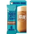 thumbnail image 2 of (3 pack) Maxwell House Iced Hazelnut Latte with Foam All in One Drink Mix, 5.82 oz, 6 Packets, 2 of 13