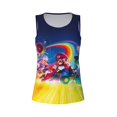 thumbnail image 4 of Lsque Mario Printed Workout Tank Tops for Women, Athletic Sports Tank Tops, Compression Sleeveless Dry Fit Shirts,Sleeveless Yoga Shirt-Small, 4 of 9
