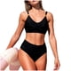 thumbnail image 4 of Tankini para mujer, traje de baño de bikini dividido de color liso a la moda, traje de baño deportivo de cintura alta para mujer, traje de baño de dos piezas para mujer, trajes de baño tankini para mu, 4 of 8