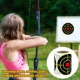 thumbnail image 6 of Adhesive Paper Shooting Targets Roll Reactive Bullseye Stickers for Practice Training Marksmanship Indoor Outdoor Use, 6 of 6