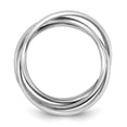 thumbnail image 2 of Auriga 14k White Gold Polished Rolling Ring Size 7 for Women, 2 of 6