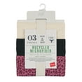 thumbnail image 3 of Hanes Women's Recycled Microfiber Thong 3-Pack Assorted 8, 3 of 6