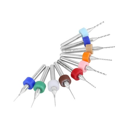 

YYNKM Christmas Deals Office Supplies 0.3mm-1.2mm PCB CNC Print Circuit Board Carbide Micro Drill Bits Tool Set 10pcs Gadgets Gifts Clearance Deals