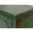 thumbnail image 6 of 65" Heirloom TV Console Wood Accent Cabinet Fully Assembled Green, 6 of 10