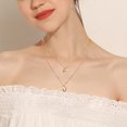 thumbnail image 3 of Layered Necklace Fashion Bohemian Shell Pendant Necklace Layered Chain Necklace, 3 of 9