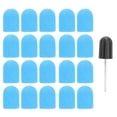 thumbnail image 1 of Juego de brocas para lijar y pulir uñas (16 x 25 mm), color azul, 1 of 14