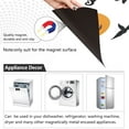 thumbnail image 2 of IAUYY Magnetic decorative sticker - 23x26 Inch PVC Refrigerator Decorative Cover, Removable DIY Art for Kitchen Appliances Flying Crows, 2 of 6