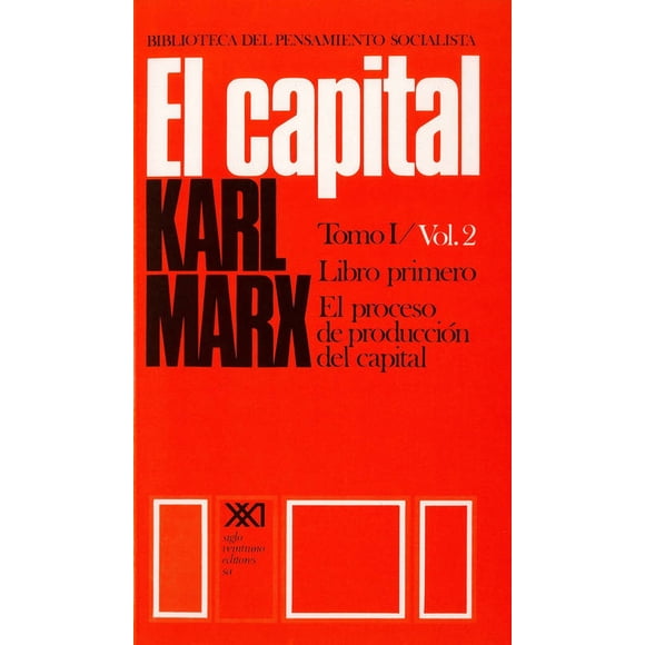 EL CAPITAL: CRITICA DE LA ECONOMIA POLITICA. T. 01/VOL. 02: EL PROCESO DE PRODU SIGLO XXI EDITORES KARL MARX (CARLOS MARX)
