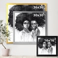 thumbnail image 4 of Designart 'Portrait of Afro American Woman XI' Modern Framed Art Print, 4 of 4
