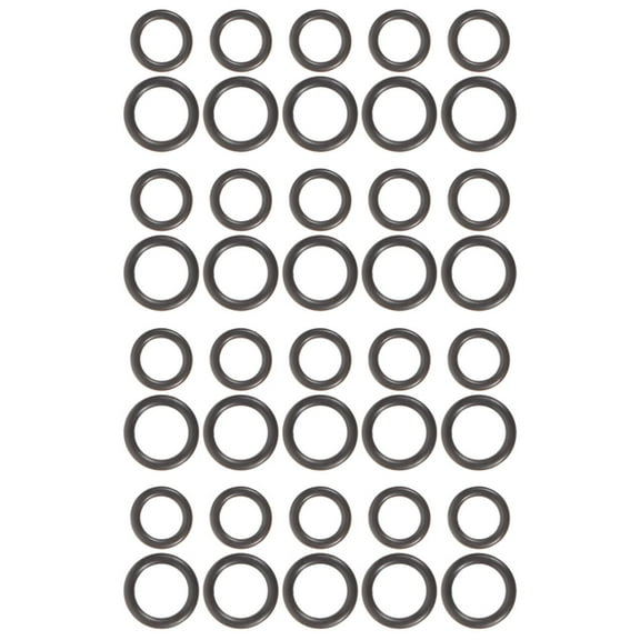 40pcs High Pressure Washer O-shape Ring Practical Rubber Seal Ring Rubber Assortment