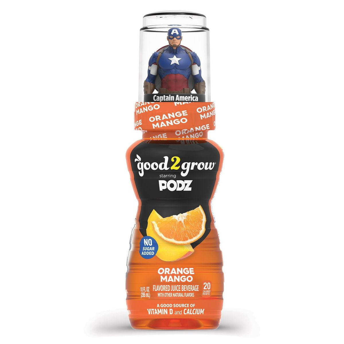 good2grow orange mango flavored water 10 1 fl oz bottle walmart com
