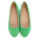 thumbnail image 3 of Zapatillas de ballet ZTWUTANG Stunner para mujer, sin cordones, color verde, talla 39, 3 of 7