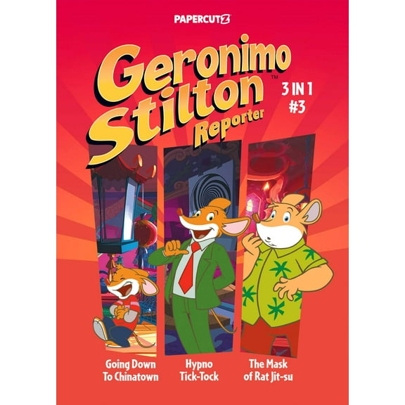 Geronimo Stilton Reporter Graphic Novels: Geronimo Stilton Reporter 3 in 1 Vol. 3 (Series #3) (Paperback)