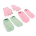 thumbnail image 4 of Guantes de Gel, Guantes de Gel Calcetines Hidratantes Suavizante Reutilizable Cuidado de la Piel Verde Rosa para La Mano, 4 of 7