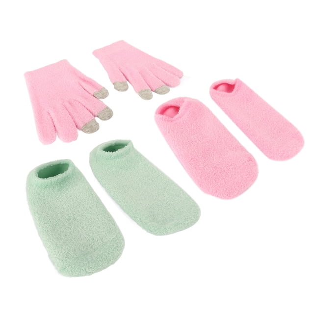 Juego de calcetines de gel kit de guantes de gel blanqueadores hidratantes reutilizables para manos ANGGREK Otros