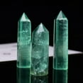 thumbnail image 2 of 1pc  Natural Green Fluorite Crystal Point - Pure Energy Stone for Meditation & Healing - Choose Your Size (0.04g), 2 of 6