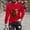 Red, variant on Hanes Merry Christmas Gnome Shirt for Men Long Sleeve Animal Printing Graphic Christmas Pajamas Holiday Top T-Shirt-White XXXL
