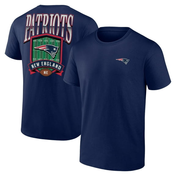 Men's Navy New England Patriots Full Range T-Shirt