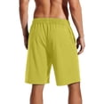 thumbnail image 6 of Thousandth Men's Quick Dry Fashionable Vacation Regular Fit Summer Lightweight Size Elastic Waist Shorts Pocket Cargo Shorts Running Pants Bandage Casual Shorts, 6 of 10