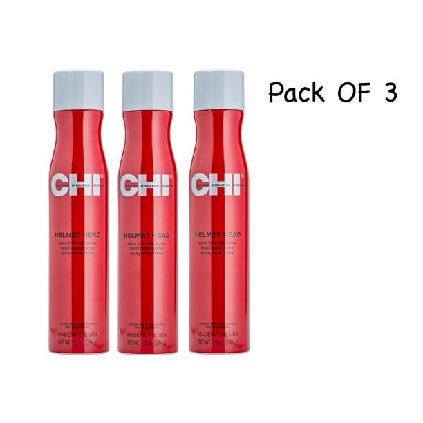 CHIHelmet Head Extra Firm Hairspray, 10 oz (Pack of 3)