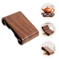 thumbnail image 2 of 1Set Wood Display Stand Small Scroll Base Brown for Home Decorators Indoor Garden, 2 of 9