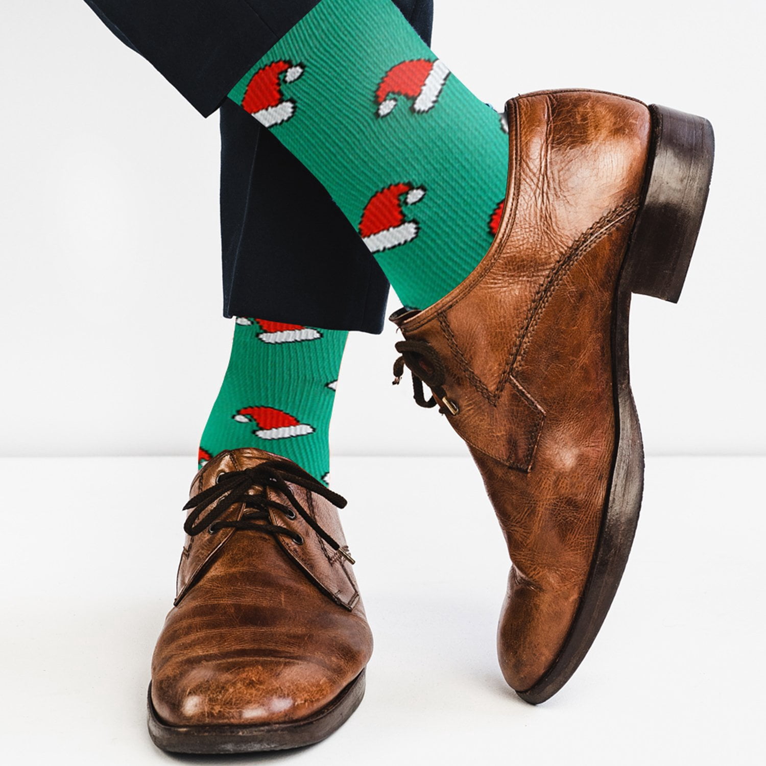 Holiday Compression Socks - Knee High Performance Socks for Running, Athletics, Travel, and Pregnancy - Improved Circulation & Support for Men and Women - 3 Pair
