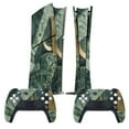 thumbnail image 2 of Skin Sticker for PS5 Slim Standard Disc Digital Edition Console and Controllers Decals for Playstation 5 (Green Gold Marble Modern Luxury,,PS5 Disc Edition), 2 of 5