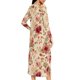thumbnail image 5 of Batas de invierno para mujer, camisón cálido y camisón de invierno con cremallera y bolsillos, pijama holgado para mujer., 5 of 9
