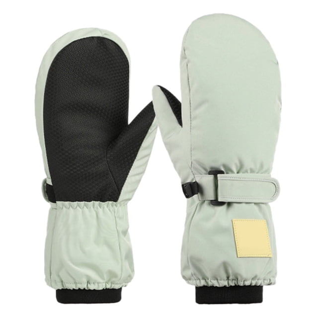 Insulated Youth Ski And Cycling Mittens For Cold Weather With Touchscreen Fingertips And Enhanced Grip Technology