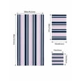 thumbnail image 4 of Navy Blue Pink Striped Towel Set of 3, Soft Microfiber Bath Towels, Hand Towel, Washcloths, Gradient Horizontal Lines Quick-Dry Absorbent Towels for Bathroom Kitchen Hotel Beach Gym Spa, 4 of 7