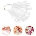 thumbnail image 4 of KAKOWELY 100pcs Nail Display Tips Nail Art Practice Nail Tips Display Pointed Tip For Nail Color Display,4.65X"X0.43"X0.16", 4 of 5