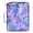 Blue Purple Palm Leaves, variant on Haosy Accordion File Organizer Zipper Binder 500 Sheet 6-Tab Expanding File Folder Multi-Pocket 1.2 Inch 3 Ring Lilac Yellow Tiny Flower