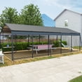 thumbnail image 2 of CarButler 13x26.5ft Metal Heavy Duty Carport Outdoor Canopy Large Garage with Galvanized Steel Roof and Frame for Driveway Car,Truck, 2 of 7
