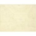 thumbnail image 3 of Augustus Charles Pugin 24x19 Black Modern Framed Museum Art Print Titled - Study for South Sea House, Dividend Hall, from Microcosm of London (C. 1810), 3 of 5