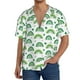 thumbnail image 1 of Balery St. Patrick's Day rainbows Camisa Casual de Manga Corta con Botones para Hombre, Texturizada, Estilo Cubano, para Playa, Verano-3X-Large, 1 of 5