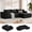 Black, variant on MANGODAN 110" Cloud Sectional Couch, Boneless Sofa for Living Room, Modular Sectional Sofa with Deep Seat, Comfy Fluffy Couch with L-Shaped Chaise, No Assembly Required (Right-Facing Chaise, Black)