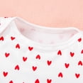 thumbnail image 6 of Fsqjgq Valentine's Day Toddler Baby Girl Clothes Dress Outfit Heart Ruffle Sleeve Romper Tops Tutu Skirt with Headband 3pcs Cute Clothing Sets 6-9 Months, 6 of 8