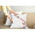 thumbnail image 2 of Ambesonne Music Throw Pillow Cover 2 Pack, Colorful Notes Butterfly, 18", Multicolor, 2 of 7
