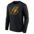 thumbnail image 2 of Men's  Black Los Angeles Lakers Hardwood Long Sleeve T-Shirt, 2 of 3