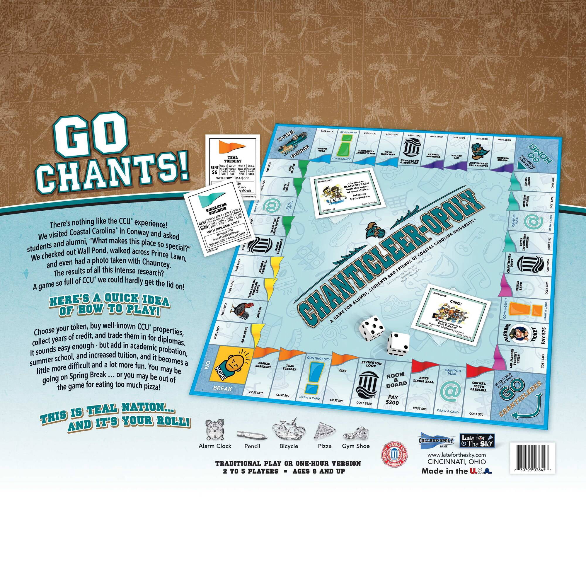 Chanticleer Opoly Board Game, by Late for the Sky