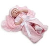 "JC Toys Berenguer 15.5"" La Newborn Doll with Bunting and Accessories"