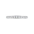 thumbnail image 2 of 10kt White Gold Womens Round Diamond Single Row Band Ring 1/2 Cttw, 2 of 4