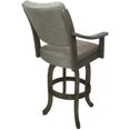 thumbnail image 2 of Solid Wood Bar Stool Casa Melina 30" Seat - Driftwood Beige Fabric - Asian Gray, 2 of 3